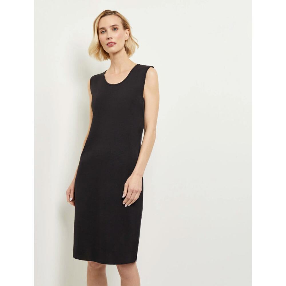 Exclusively Misook Sleeveless Sheath Knit Dress True Fit Size 1X Black